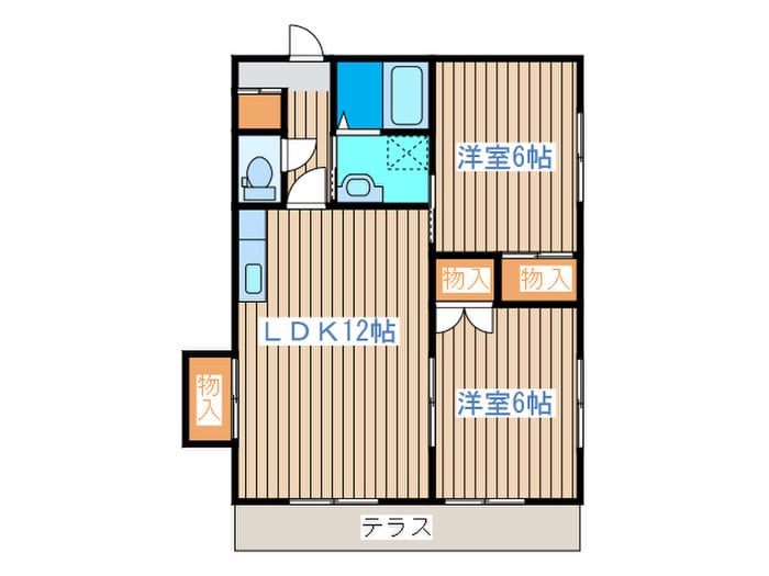 間取り図 コーポ和