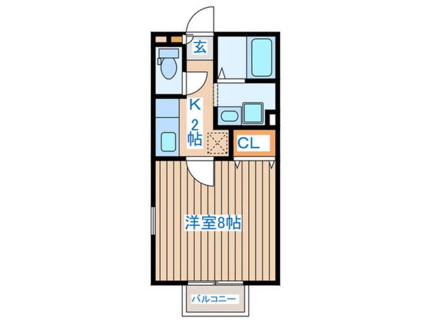 間取図 プラシ－ド柏木