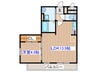 Ｄ－Ｒｏｏｍ三百人町Ａ 1LDKの間取り
