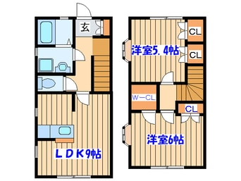 間取図 アヴァンセタウンＤ