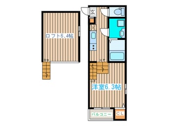 間取図 ハーモニーテラス六丁の目Ｖ