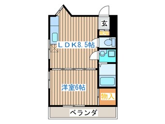 間取図 トパ－ズビル