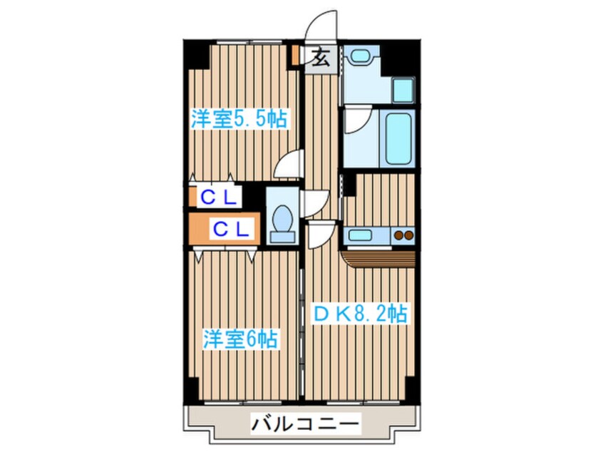 間取図 ツインプラザ幸