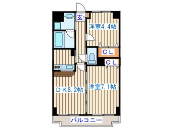 間取図 ツインプラザ幸