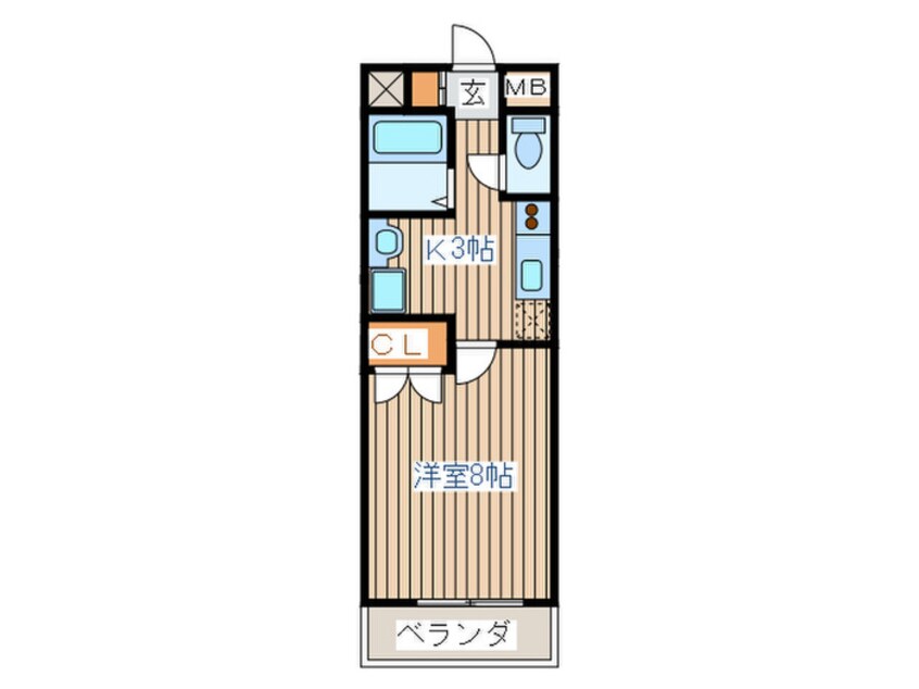 間取図 サンパラン泉