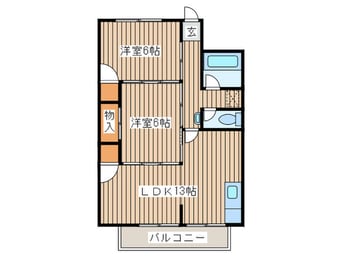 間取図 ポ－トタウンカネショ－