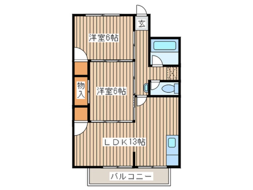 間取図 ポ－トタウンカネショ－