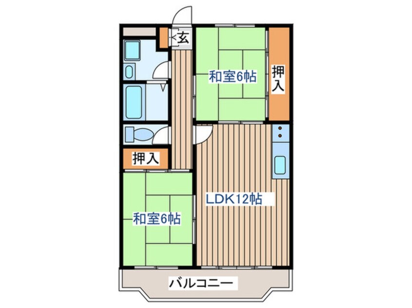 間取図 レジュイ－ル泉