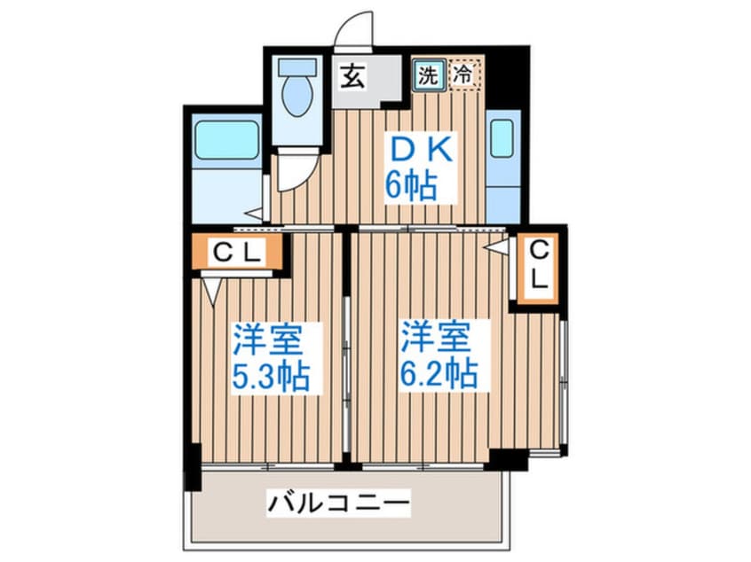 間取図 リッツコ－ト宮町