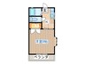 リバティー 1Kの間取り