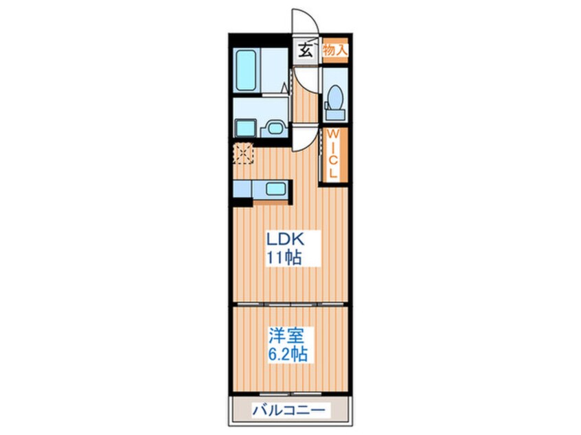 間取図 プロムナ－ド４