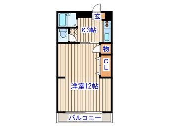 間取図 シェモア泉中央