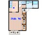 ヴィラ－ジュ輝Ｂ 1Kの間取り