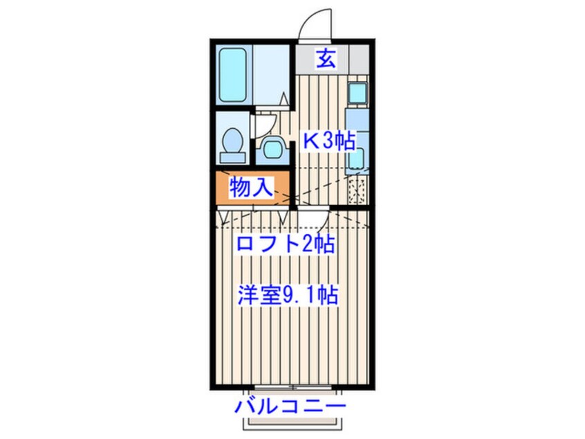 間取図 ＷＩＳＨ愛子東