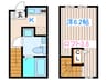 クロ－シェ泉中央 1Kの間取り