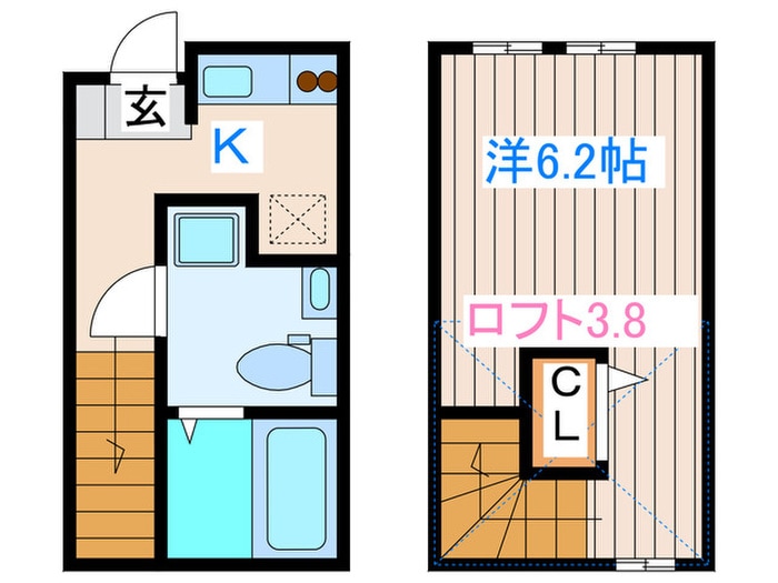 間取り図 クロ－シェ泉中央