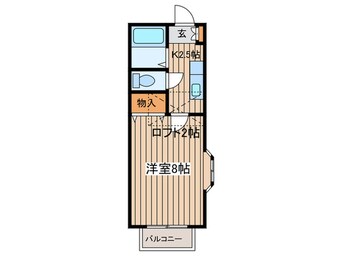 間取図 ロワ－ル弐番館