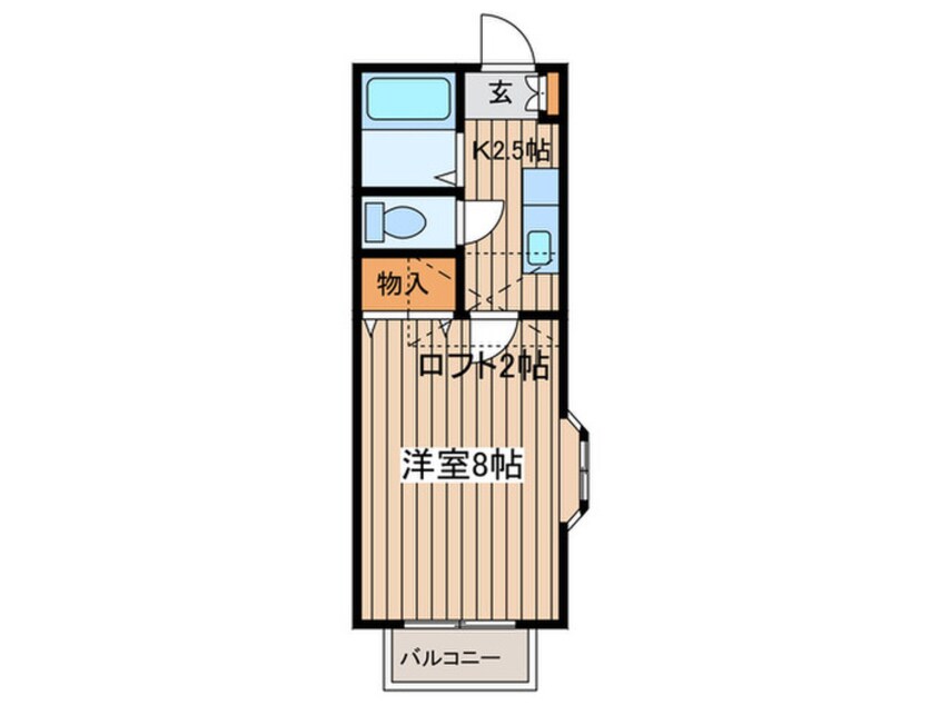 間取図 ロワ－ル弐番館