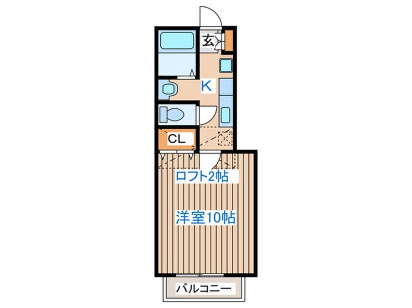 間取図 エルマ－ノ愛子中央壱番館