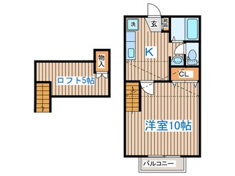 間取図 エスポワ－ル・シャト－愛子Ⅰ