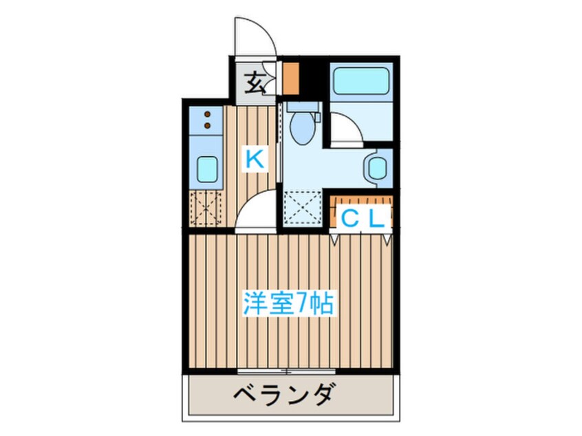 間取図 エルスタンザ通町