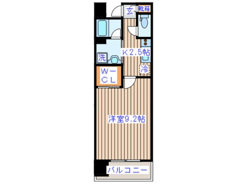 間取図 リ－ジア勾当台公園