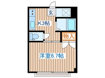 間取図 コーポ渡邊
