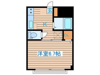 間取図 コーポ渡邊