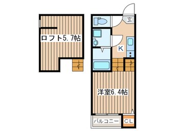 間取図 フローラ福住町