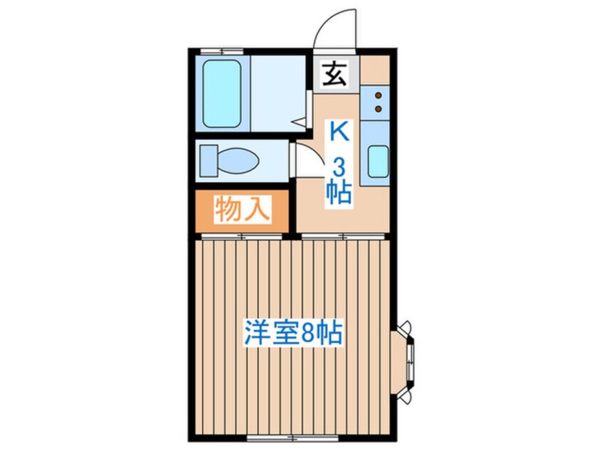 間取図 パセオプラシ－ド参番館