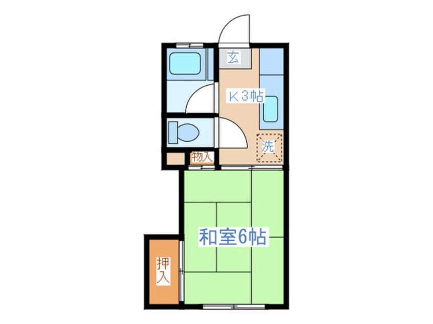 間取図 コーポエレンシア