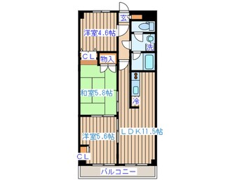 間取図 グリシ－ヌ・Ｓ