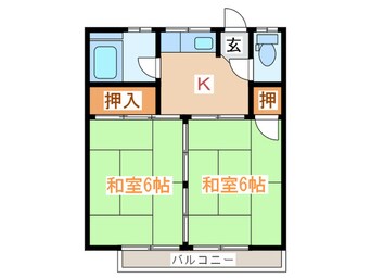 間取図 塚原ハイツ