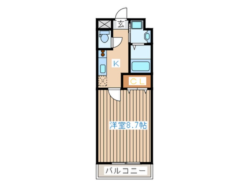 間取図 リヴィエ－ル若林