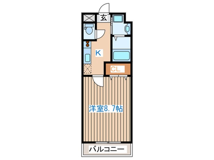 間取り図 リヴィエ－ル若林