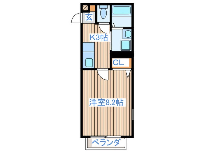 間取図 パセオプラシ－ド上杉