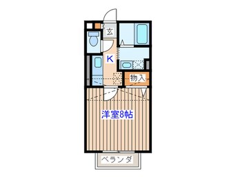 間取図 パセオプラシ－ド上杉