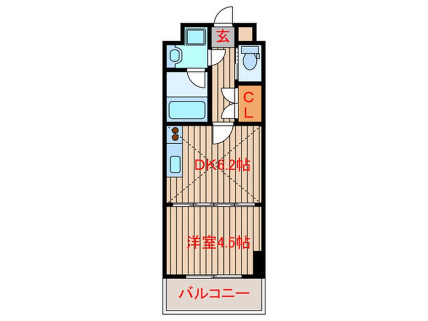 間取図 Ｕｎｉ　Ｅｔｅｒｎａ仙台角五郎