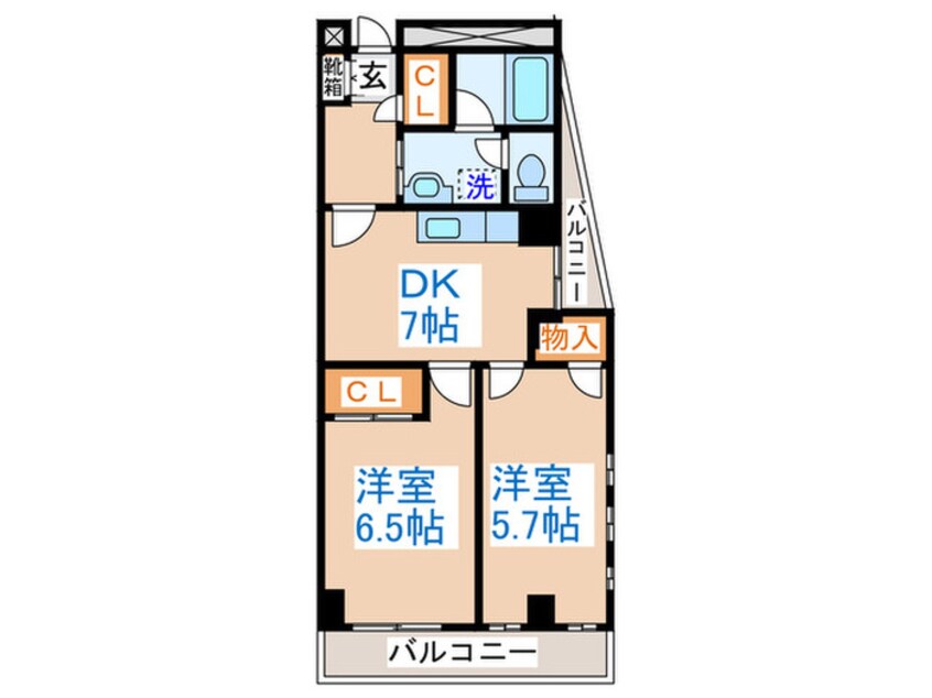 間取図 ロイヤルヒルズ中野