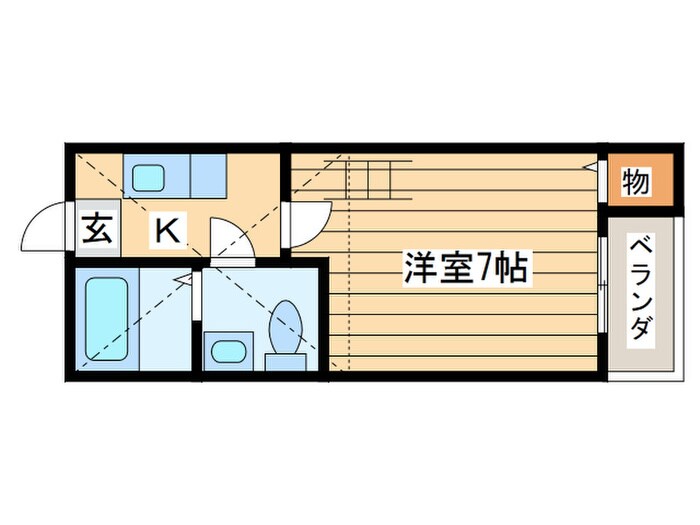 間取り図 グランコンフォ－ル宮城野