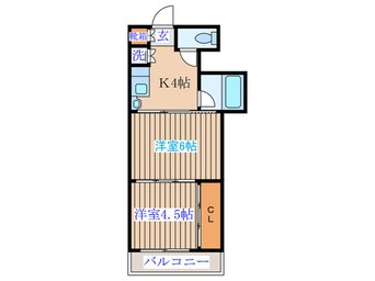 間取図 ｼｬﾝｸﾞﾘﾗ福沢