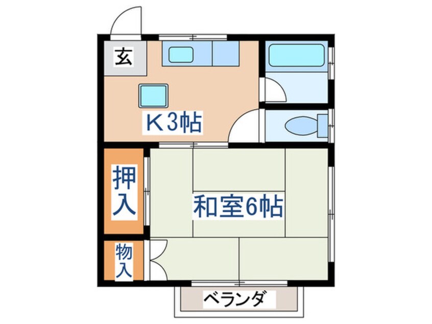 間取図 栄荘