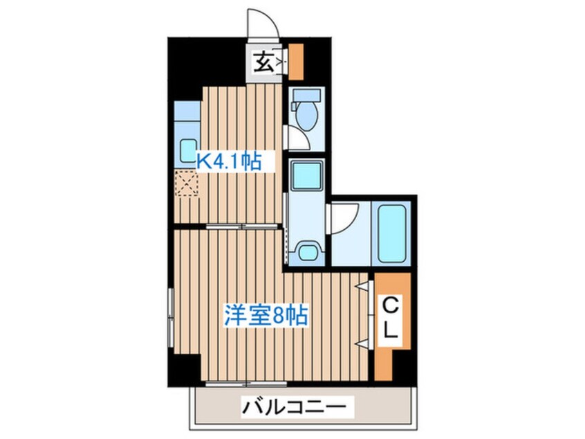 間取図 メズュ－セラ五橋