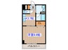 メズュ－セラ五橋 1Kの間取り
