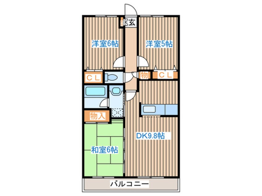 間取図 グレイスハイツ柳生