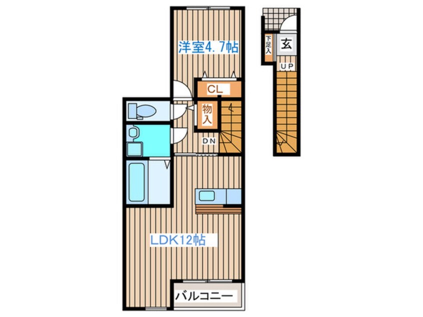 間取図 プロスペレ霞目