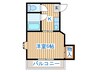 グレ－トハイツ南鍛治町 1Kの間取り