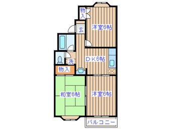 間取図 パリンカＡ