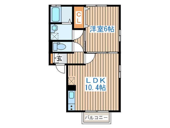 間取り図 ディアコート　E