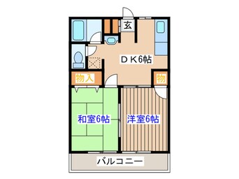 間取図 ア－クヒルズ上ノ台